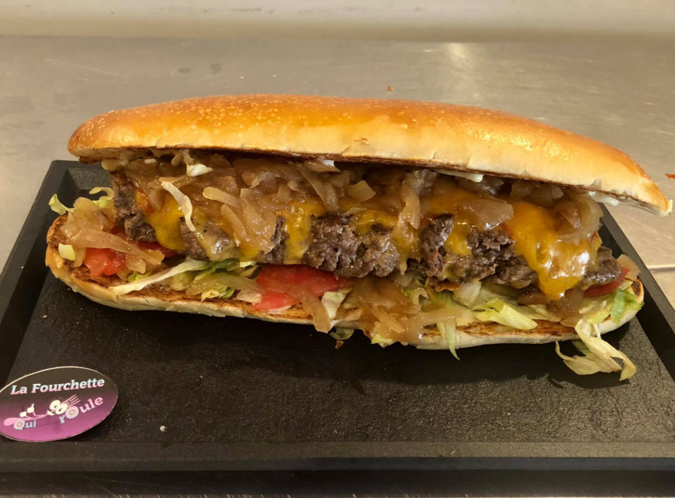 Burger fait maison La Fourchette qui Roule